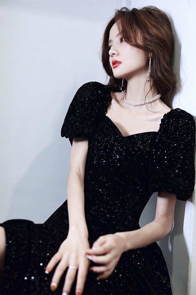 大人 ピアノ発表会 高校生 中高生 演奏会 結婚式 フェミニン パーティードレス ロングドレス 袖あり お呼ばれ 20代 30代 可愛い 成人式 イブニングドレス ステージドレス 合唱ドレス 音楽会 母親 黒ドレス カクテルドレス 同窓会 お呼ばれ 二次会 ステージドレス 高品
