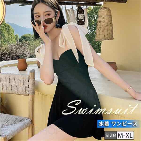 海水浴 ワイヤー無 上品 胸パッド ワンピース フリル セクシー 夏 レディース スイムウェア ホルター セパレート エレガント 着痩せ