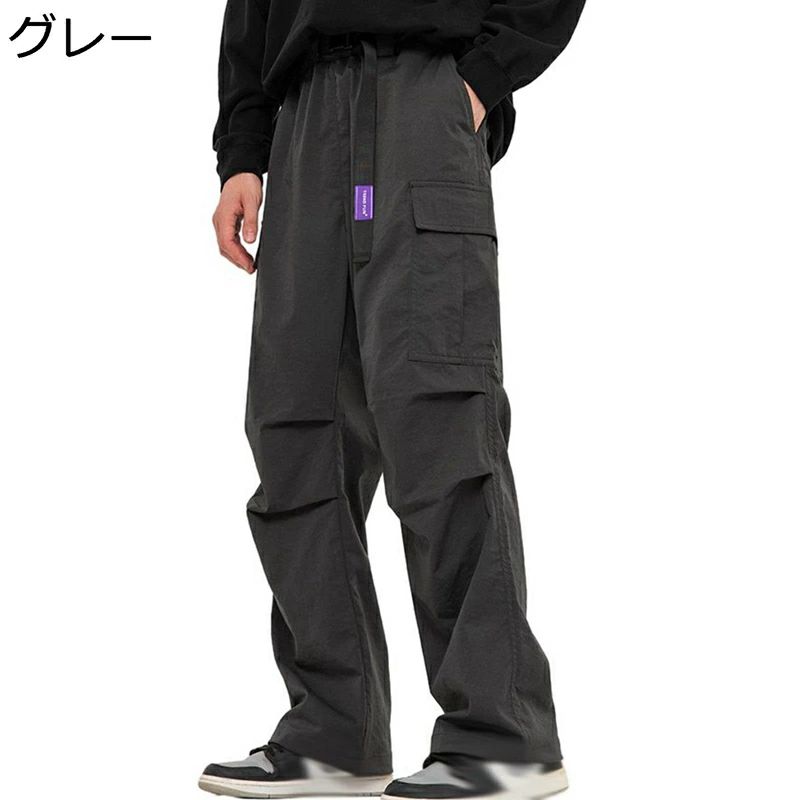 防風 男女兼用 登山パンツ ハイキング 無地 アウトドア 作業着 ワークウェア キャンプ 大きいサイズ レディース ロング マルチポケット メンズ 春秋 カーゴパンツ ワイドルーズ ストレート