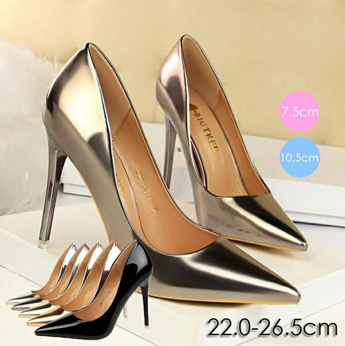 パンプス パンプス ヒール7.5cm 卒業式 小さいサイズ 卒園式 結婚式 5色 ピンヒール 結婚式 レディース メタリック ハイヒール ポインテッドトゥ 入学式入園式 パンプス メタリックカラー 大きいサイズ 秋冬 走れる 短納期 ヒール10.5cm メタリックパンプス 美脚