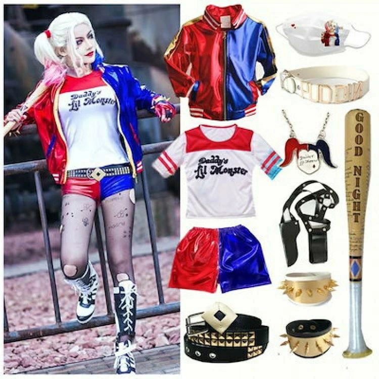 ジャケットスーサイドスクワッドレディースファッション コスプレ衣装 その他 その他 コスプレ衣装 ジャケットスーサイドスクワッドレディースファッション 子供大人プレミアム