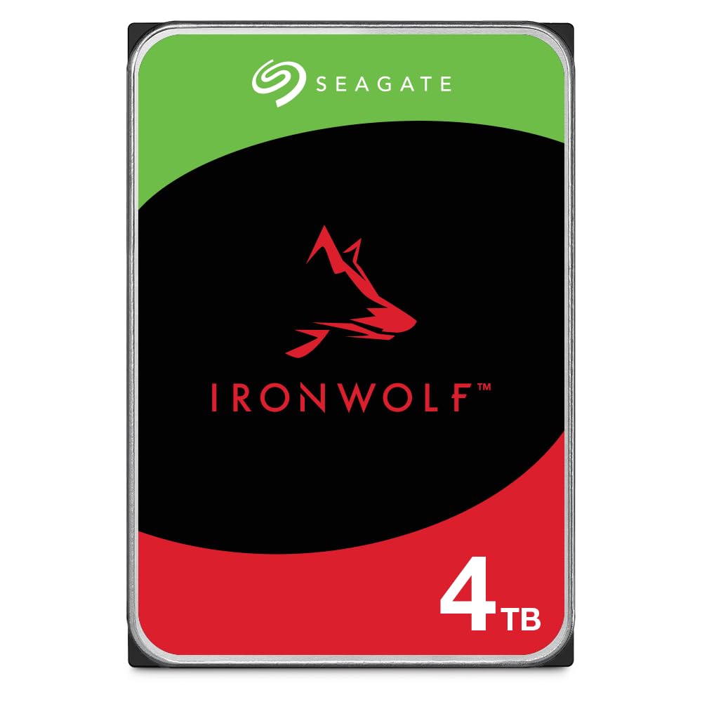 Seagate IronWolf(シーゲイト) IronWolf 4結核症 NAS 内蔵捉え所のない運転 CMR 3.5in SATA 6GB/秒 5,400RPM 256MB現ナマ
