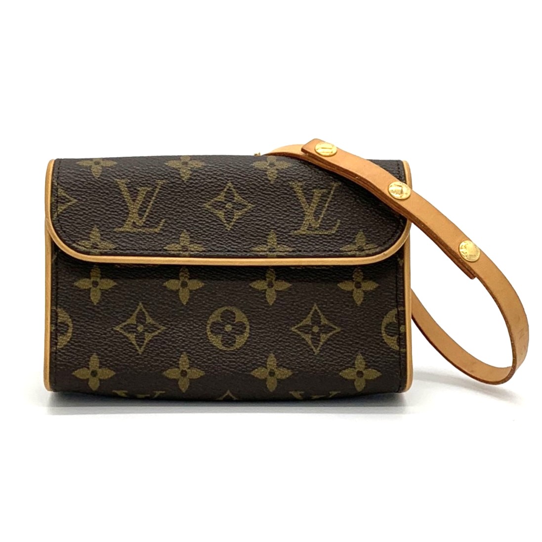 【美品】 LOUIS VUITTON ルイ・ヴィトン ポシェットフロランティーヌ モノグラム ウエストバッグ ポーチ ブラウン レディース ファッション M51855 USED 【中古】
