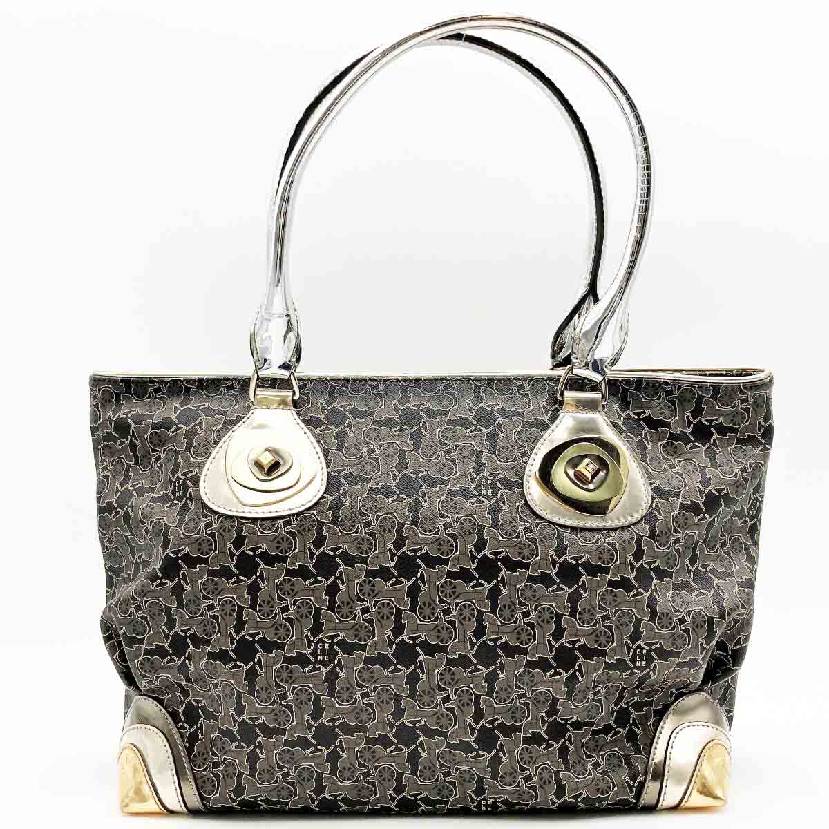 楽天市場】【バッグ】CELINE セリーヌ サルキーロゴグラム 馬車柄