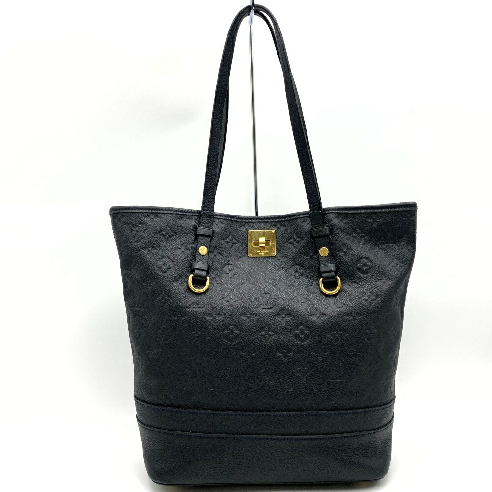 LOUIS VUITTON ルイ・ヴィトン M40517 シタディンPM アンフィニ トートバッグ ショルダーバッグ 黒いこと モノグラム・アン工業プラント なめし革 レディース ウィメンズ 流行り物 【中古】