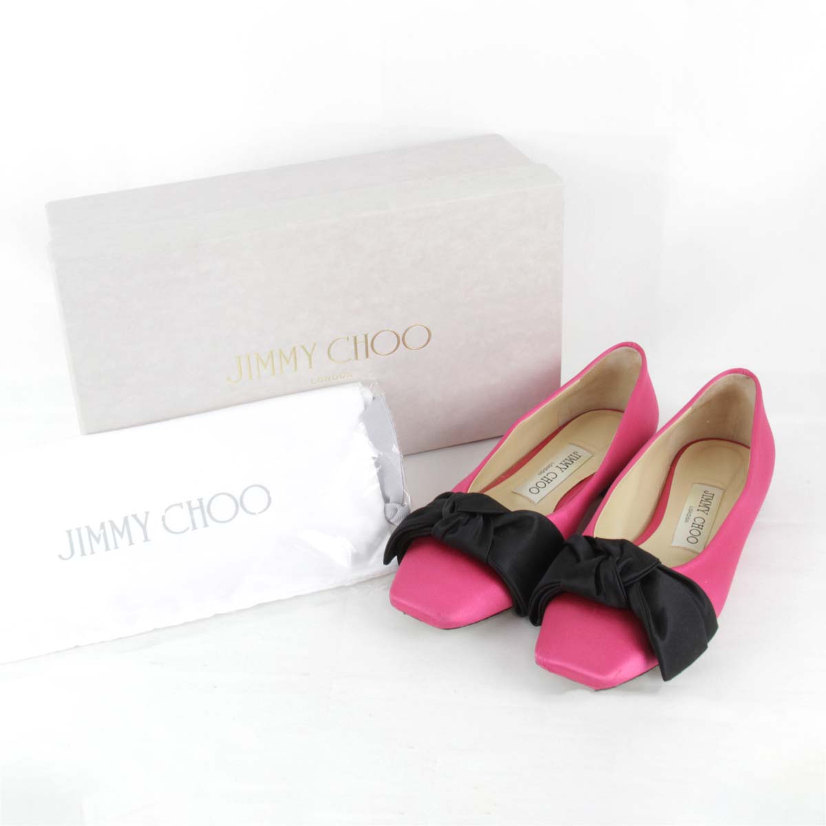 JIMMY CHOO ピンクパンプス　新品未使用 楽天市場】【JIMMY CHOO】ジミーチュウ AVERLY100リボンパンプス