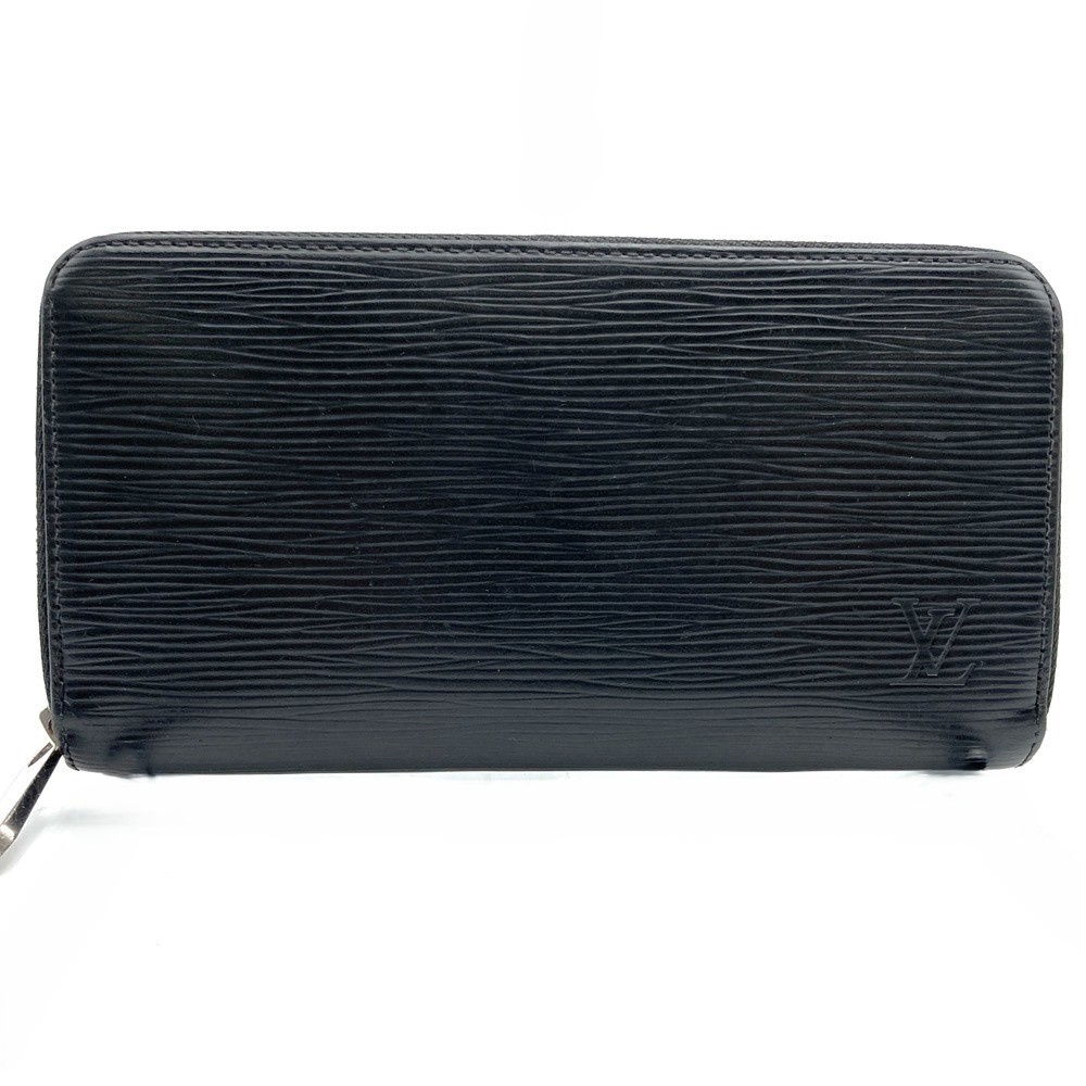 LOUIS VUITTON ルイ・ヴィトン ジッピーウォレット ラウンド長札入れ エピレザー 黒いこと 黒 ノワール M60072 レディース 流行り物【中古】