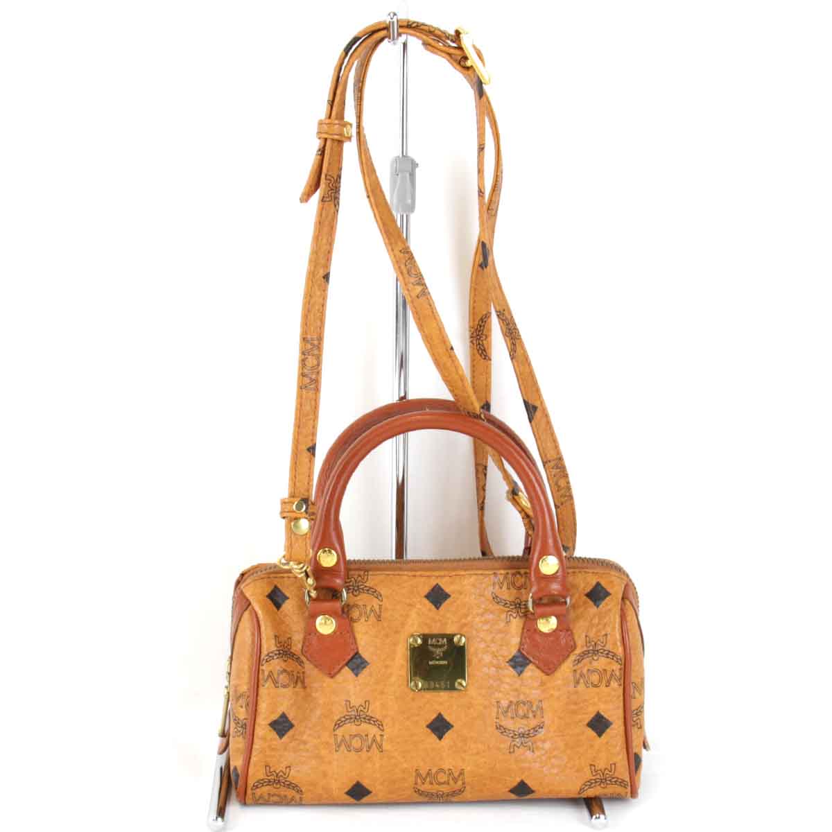 楽天市場】MCM エムシーエム ロゴグラム ハンドバッグ ミニ