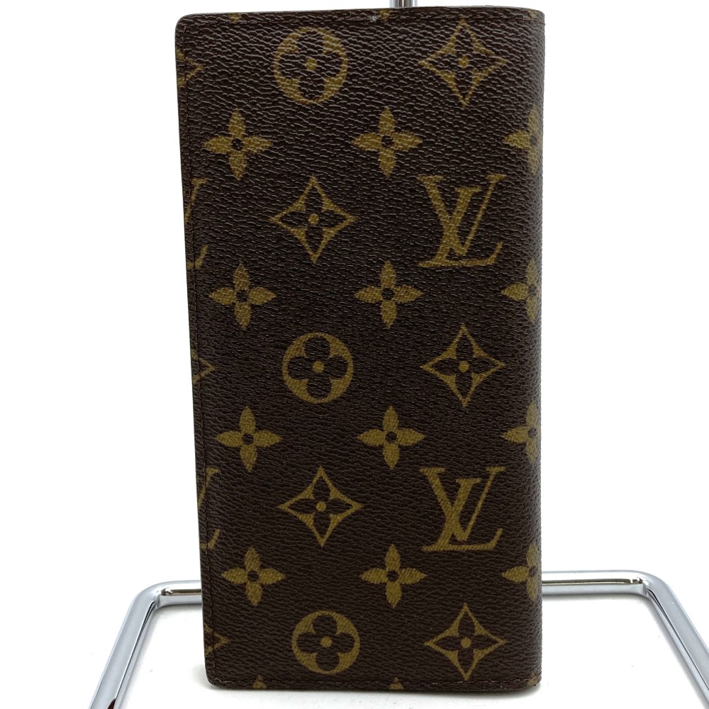 LOUIS VUITTON ルイ・ヴィトン M66540 ポルトフォイユ・ブラザ 二つ折り紙入れ 長紙入れ 赤銅色 モノグラム