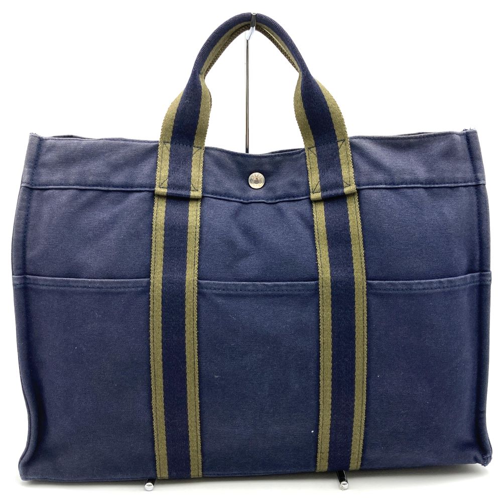 HERMES フールトゥ ポルトドキュマン　ビジネスバッグ　ネイビー 楽天市場】HERMES エルメス フールトゥ ポルトドキュマン