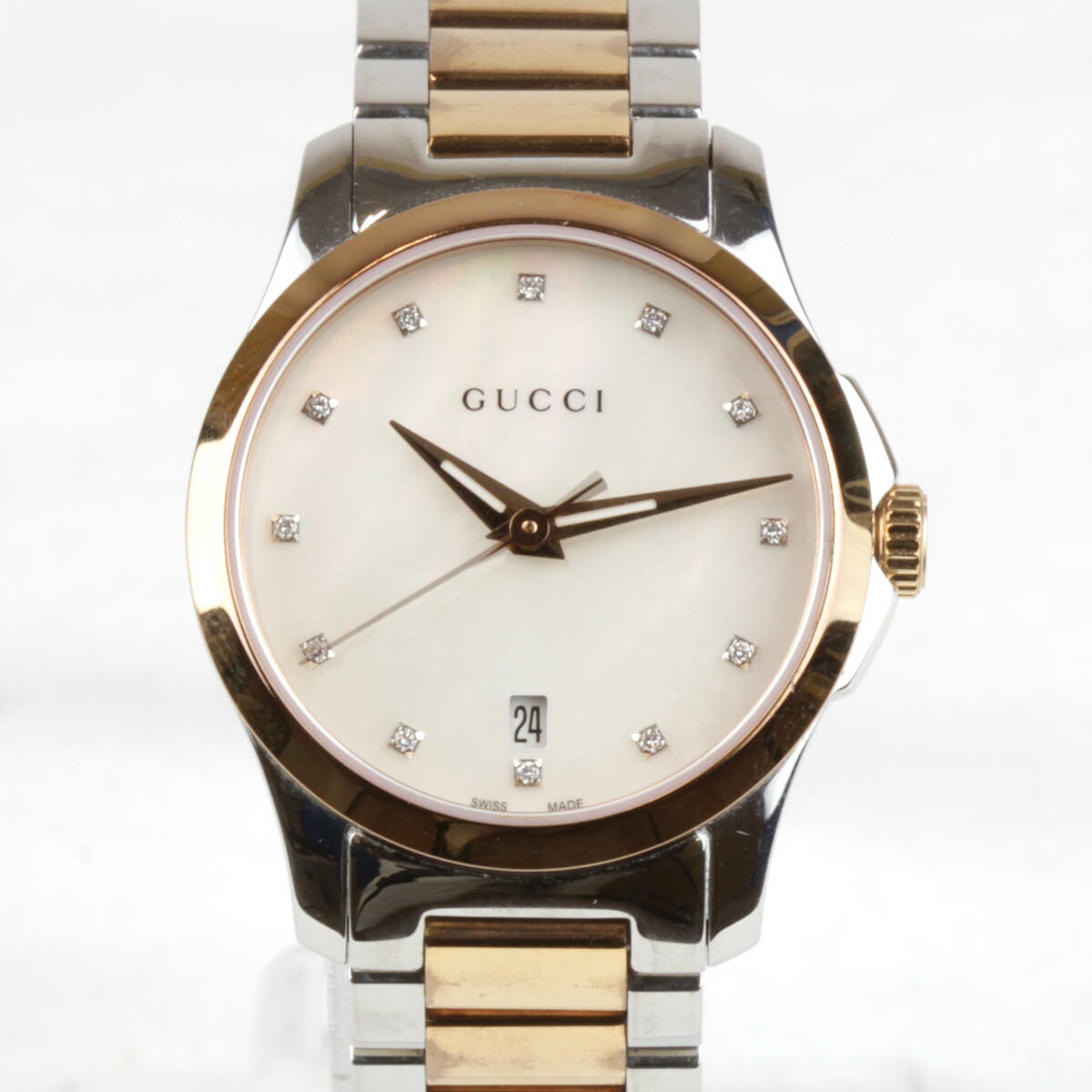 本日限定GUCCIグッチレディース時計127.5☆ミラー文字盤☆電池交換済☆美品 楽天市場】【GUCCHI】グッチ 127.5 レディース ステンレス