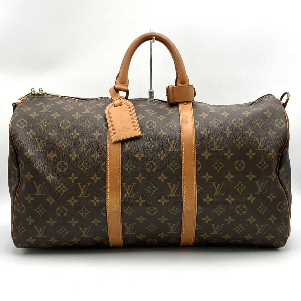【美品・カデナ付】ルイヴィトン キーポル50 バンドリエール ボストンバック 旅の相棒に♪】Louis Vuitton☆キーポル バンドリエール 50