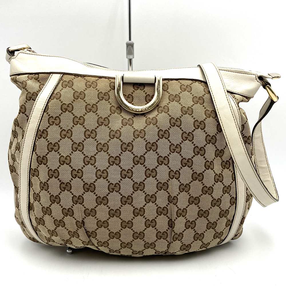 【美品】GUCCIグッチ ショルダー　アビー GG柄 GGキャンバス　特価品 楽天市場】GUCCI グッチ アビー GGクリスタル ショルダーバッグ