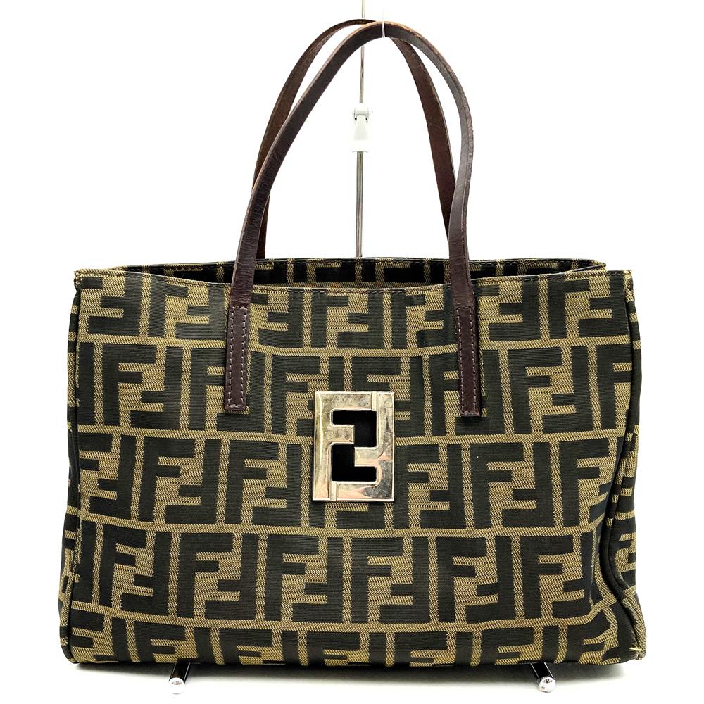 ⭐️極美品⭐️FENDI フェンディ ズッカ ハンドバッグ ミニトートバッグ FENDI フェンディ ハンドバッグ ズッカ柄 ミニトートバッグ