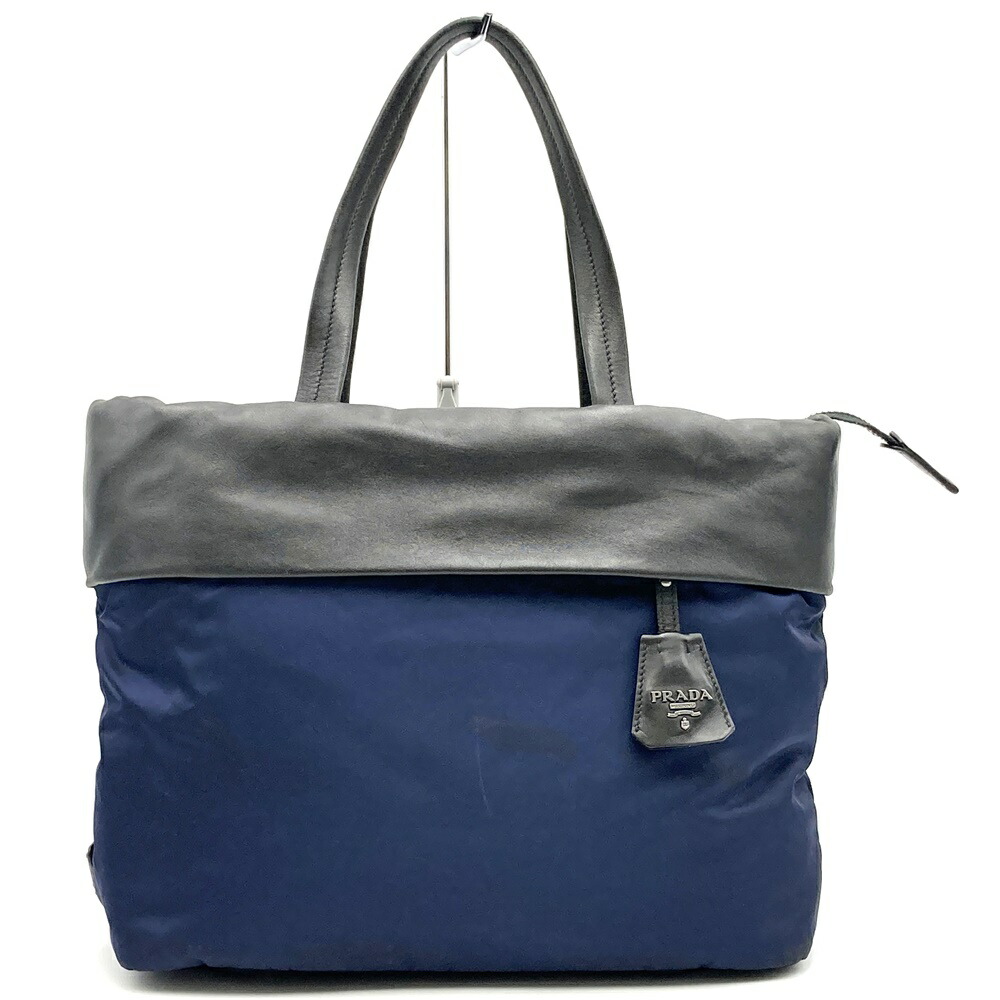 楽天市場】プラダ PRADA BR3310 トートバッグ ナイロン × レザー