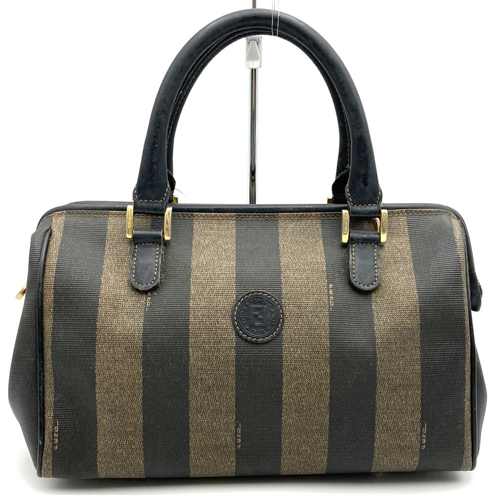 【FENDI】ボストンバッグ　ゴールド金具　PVC ブラック　ブロックチェック 楽天市場】【バッグ】FENDI フェンディ ペカン ハンドバッグ