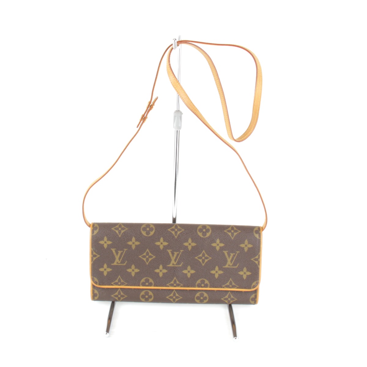 【価格改定】良品『USED』 LOUIS VUITTON ルイ・ヴィトン ポシェット ツインGM M51852 ショルダーバッグ ブラウン モノグラムキャンバス|Brand Shop Ring