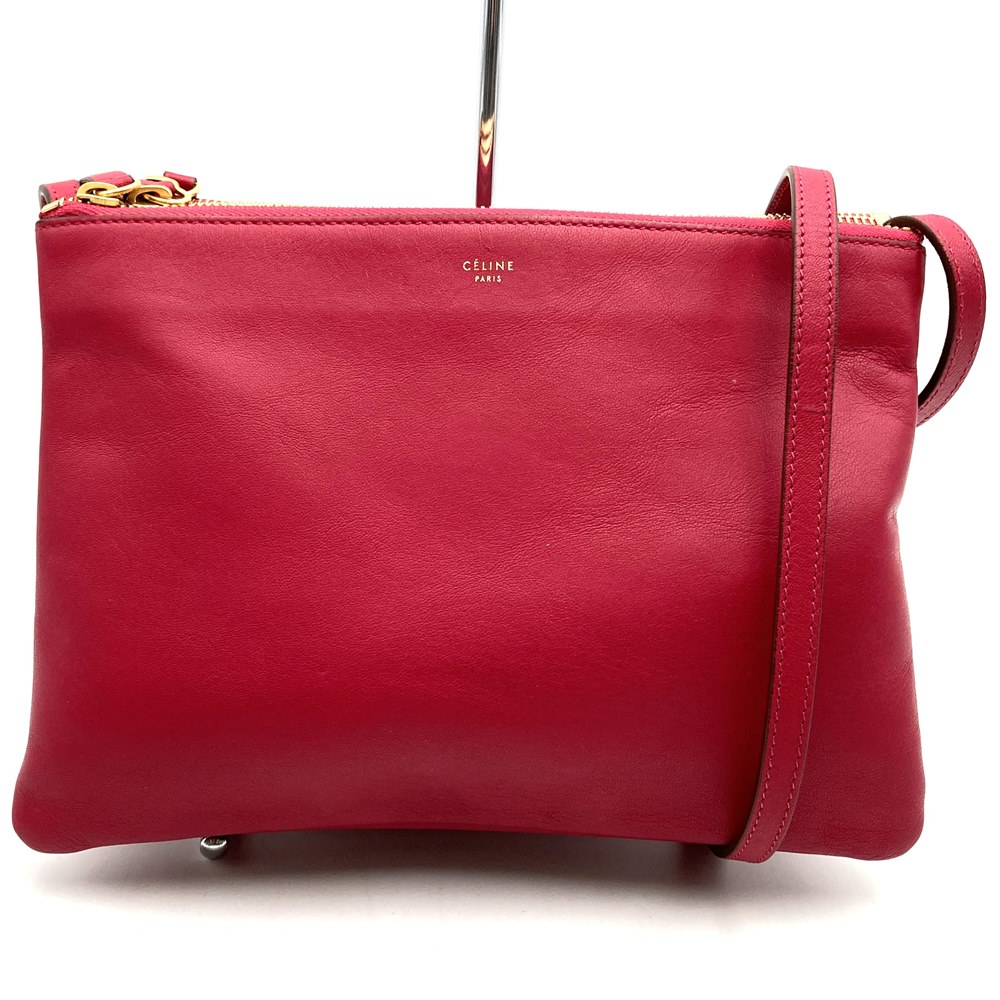 楽天市場】CELINE / セリーヌ トリオ ラージ 斜め掛け ショルダー