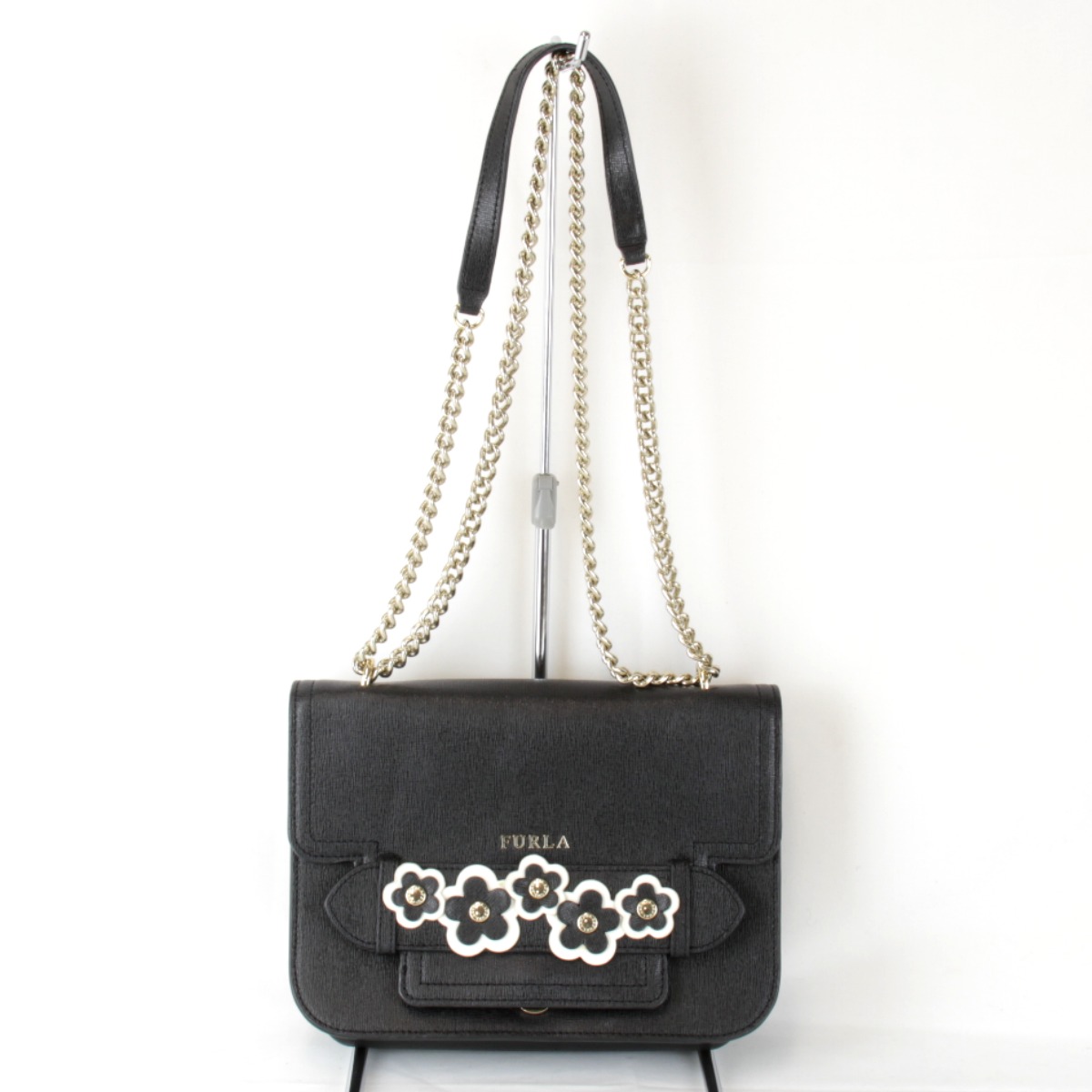 新品✨ FURLA フルラ　メトロポリス　ショルダーバッグ　チェーン　ブラック 楽天市場】フルラ FURLA バッグ ショルダーバッグ チェーン