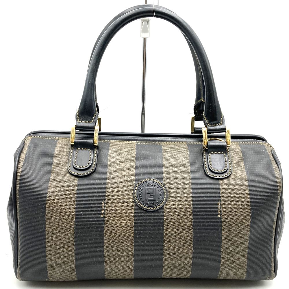 【FENDI】ボストンバッグ　ペカン柄　ゴールド金具　PVC 楽天市場】FENDI フェンディ ズッカ FF柄 カバン ミニボストン