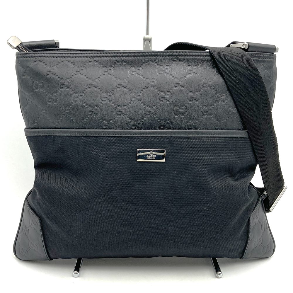楽天市場】GUCCI グッチ 406408 ショルダーバッグ グッチシマ レザー