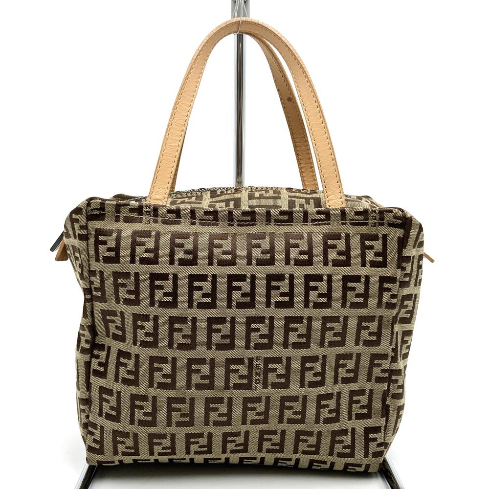 【美品】FENDI ズッカ柄 ハンドバッグ キャンバス レザー FF金具 大容量 楽天市場】FENDI フェンディ ズッカ柄 男女兼用 ブラウン 茶