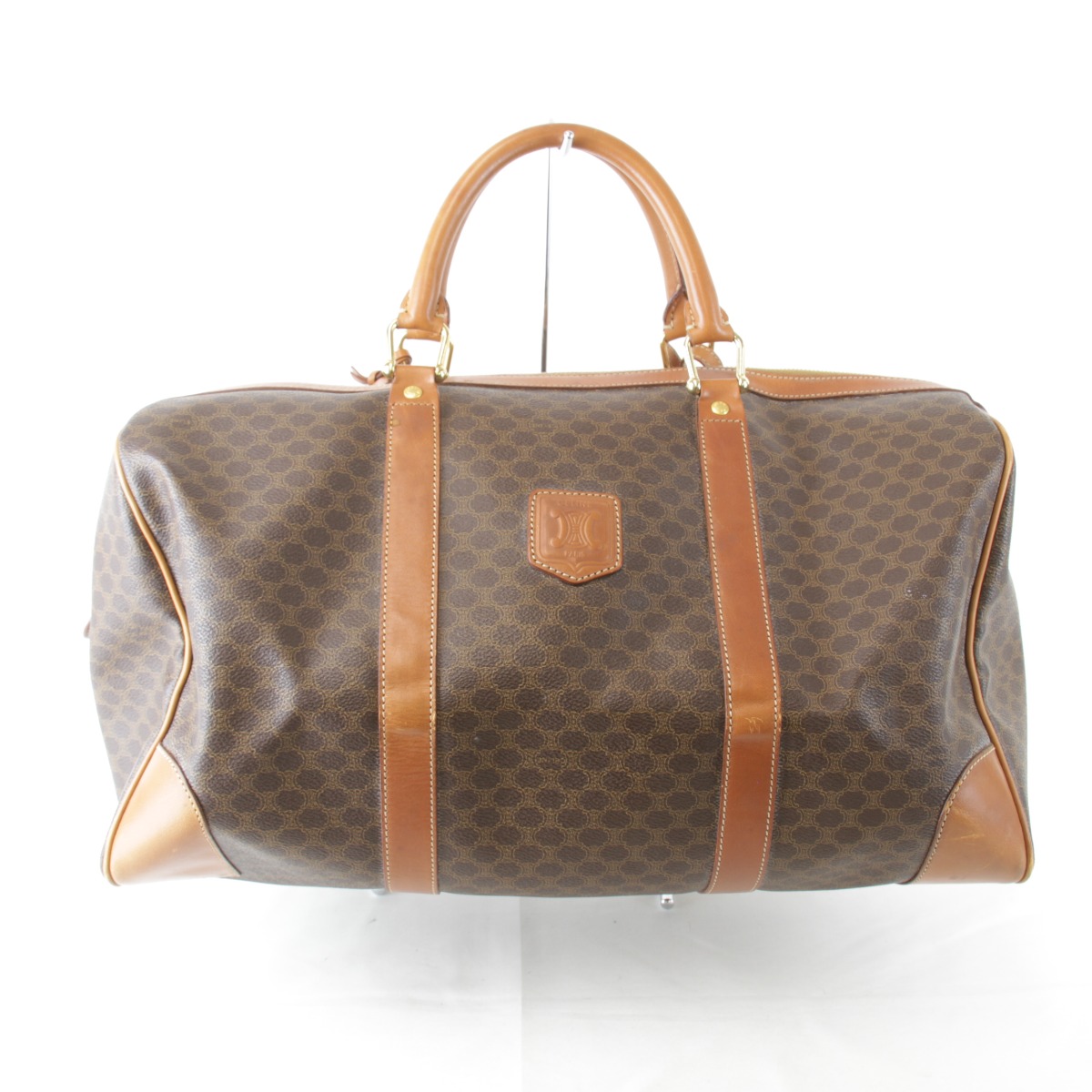 CELINE マカダム柄 ボストンバッグ 旅行カバン CELINE(セリーヌ) macadam pattern boston bag マカダム柄