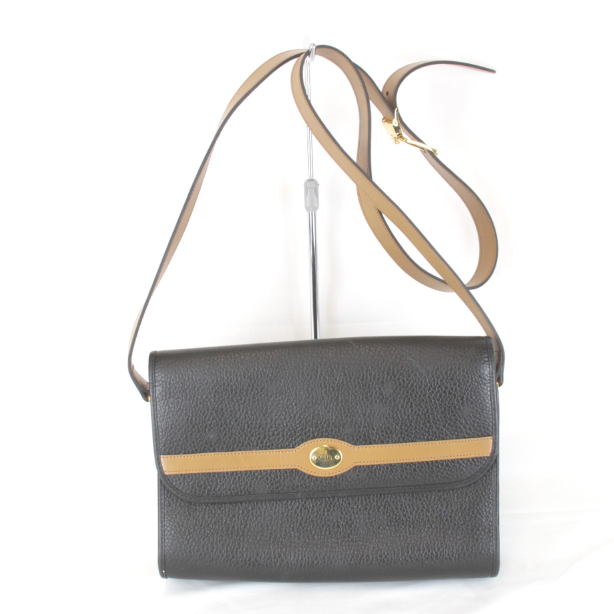 【価格改定】『USED』 Christian Dior クリスチャンディオール ショルダーバッグ レザー ブラック レディース バイカラー ベーシック 使いやすい【中古】｜Brand Shop Ring
