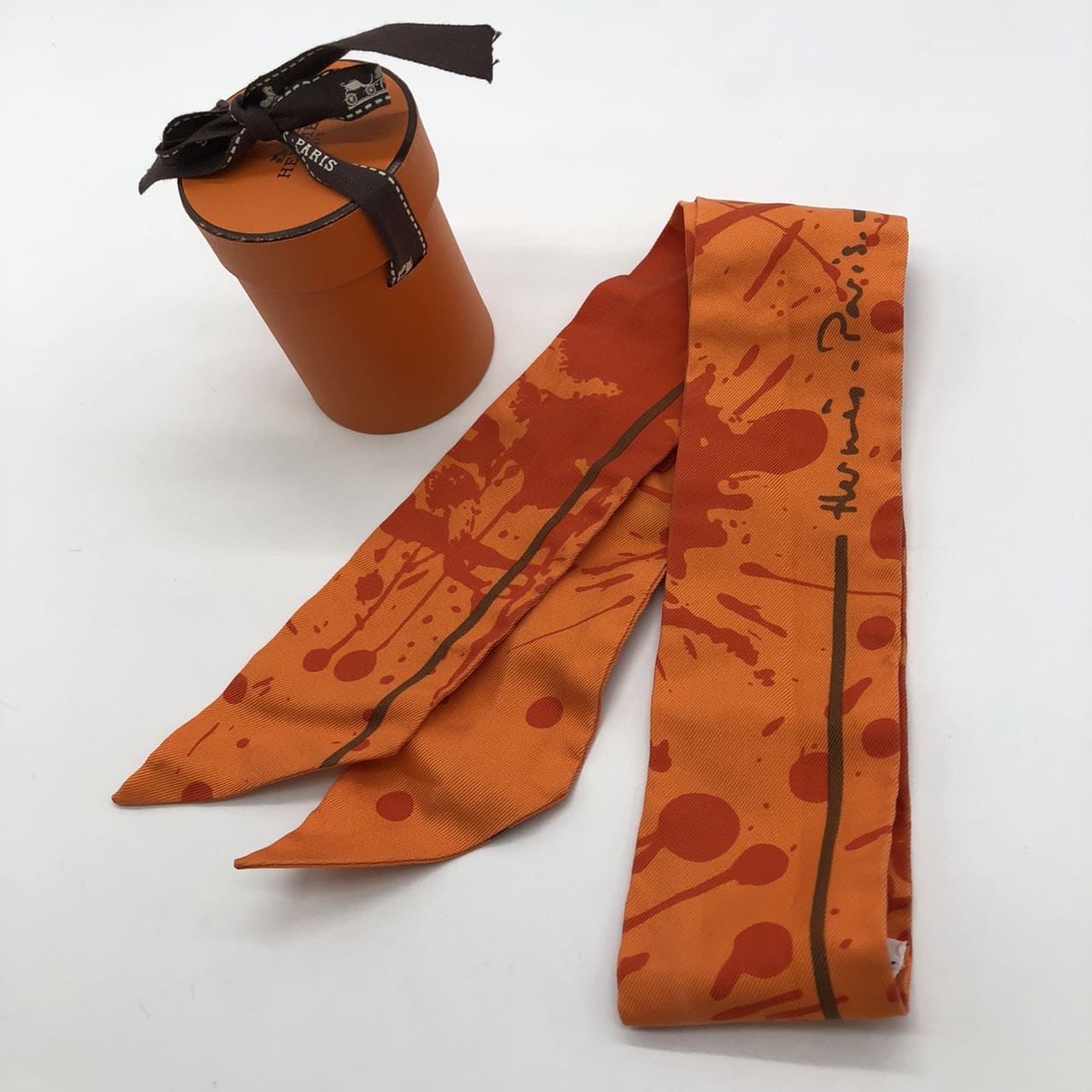 楽天市場】HERMES エルメス スカーフ ツイリー ボルデュック リボン