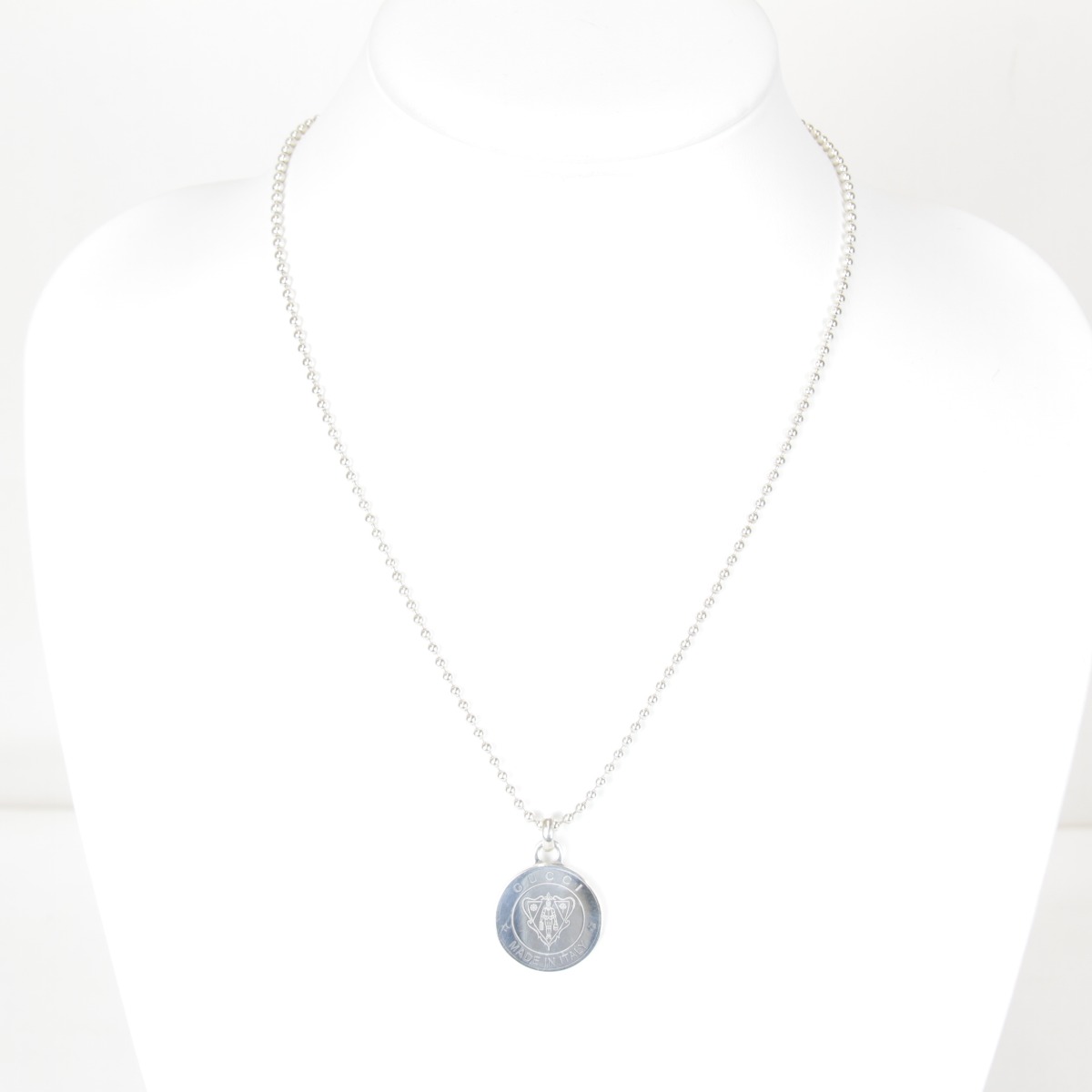 楽天市場】【ジュエリー】GUCCI グッチ サークル ロゴ プレート