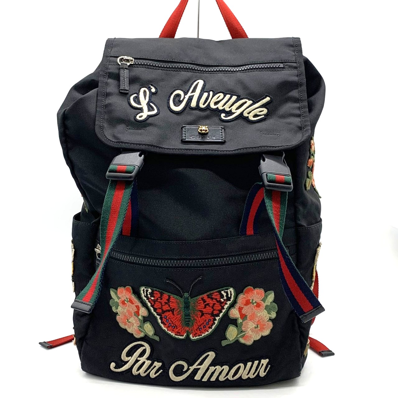 楽天市場】GUCCI グッチ テクノキャンバス バックパック リュック