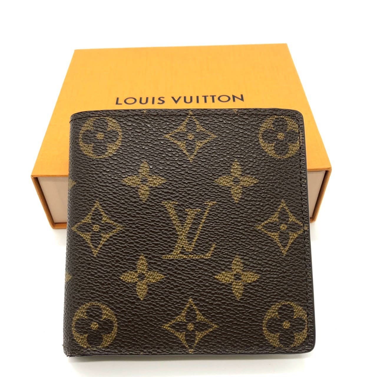 LOUIS VUITTON ルイ・ヴィトン ポルトフォイユマルコ M61675 二つ折り財布 モノグラム ブラウン レディース メンズ 25,055円