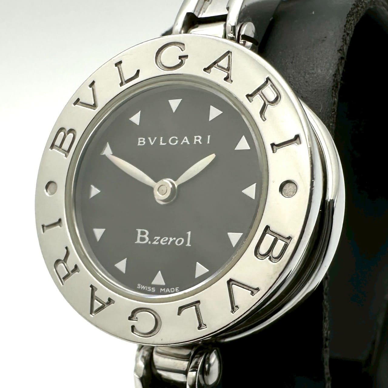 楽天市場】BVLGARI ブルガリ B-zero1 ビーゼロワン ブラック文字盤 SS