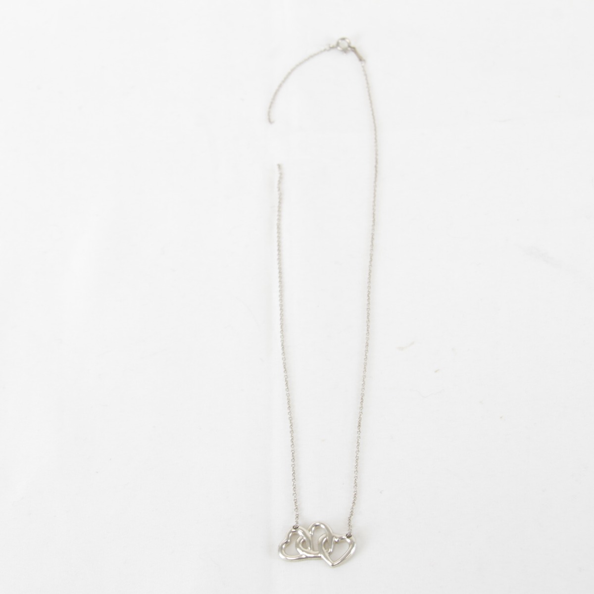 『ジャンク』TIFFANY&Co.【ティファニー】 トリプルハート (チェーン切れ) ネックレス シルバー925 レディース ブランドジュエリー
