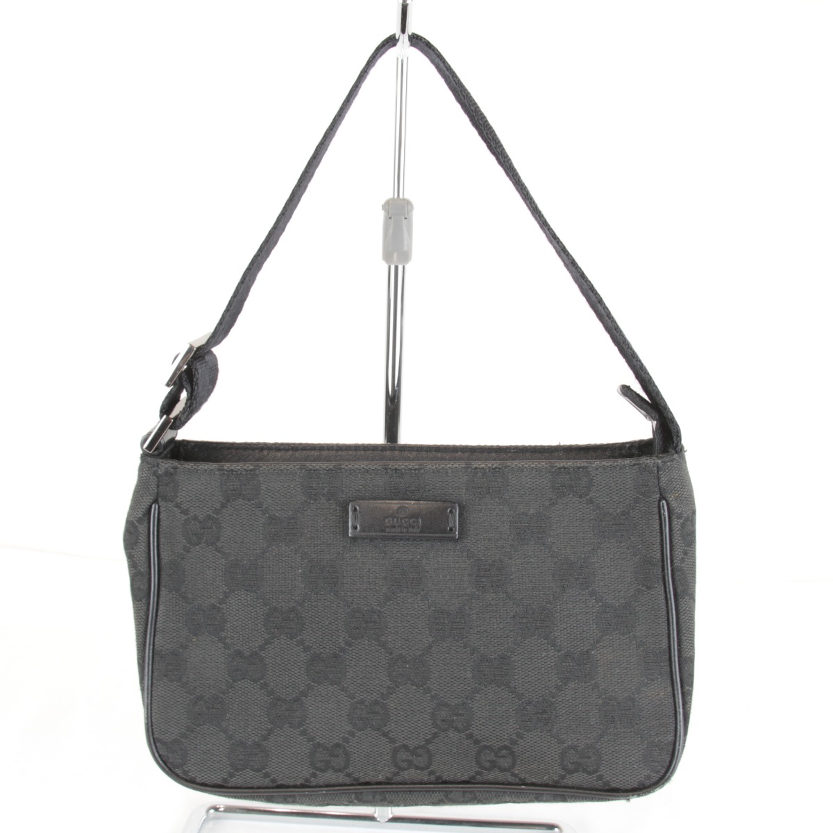 『USED』GUCCI【グッチ】 106644 002404 ポーチ ミニ ハンドバッグ GGキャンバス 150g レディース ブラック ハイブランド シンプル 33,150円