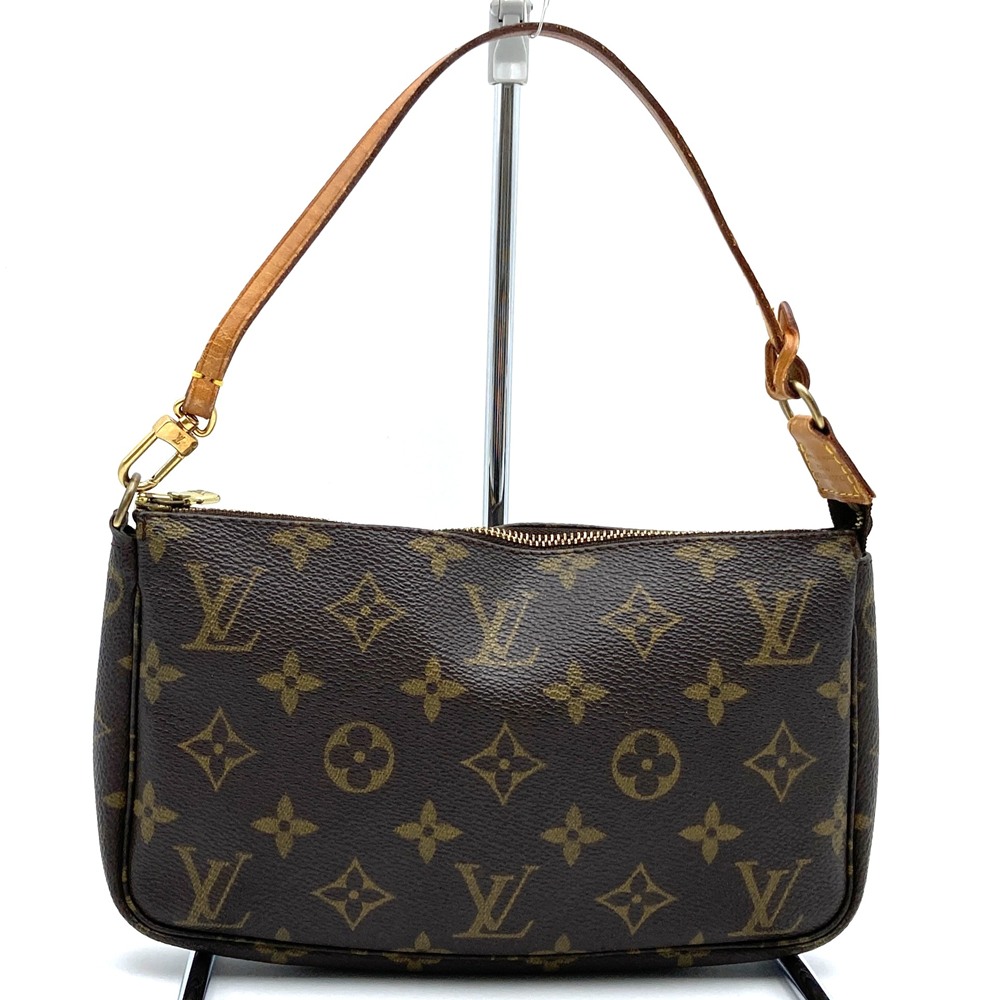 LOUIS VUITTON ルイ・ヴィトン M40712 ポシェットアクセソワール 車寄せ ハンドバック モノグラム レディース【中古】