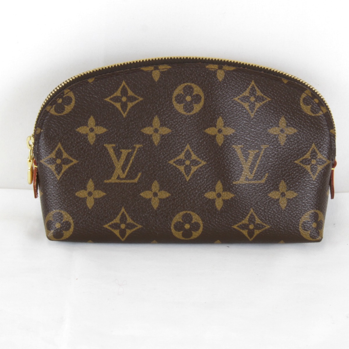 ＼百貨店SALE／【10%OFF引き換え証離れ離れ中】美品『USED』 LOUIS VUITTON ルイ・ヴィトン ポシェットコスメティックPM M47515 かざり付ける車寄せ モノグラム帆布 赤銅色 レディース【中古】