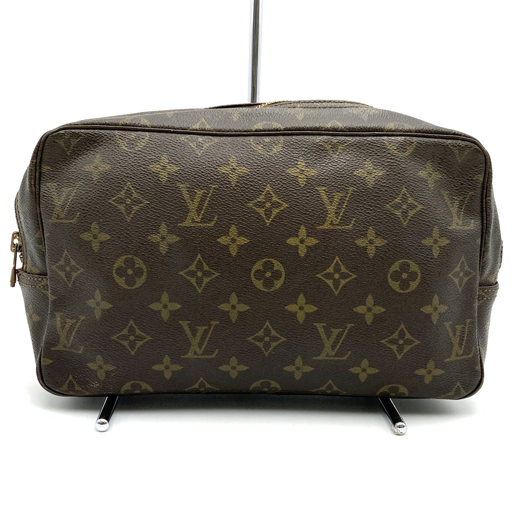 LOUIS VUITTON ルイ・ヴィトン M47522 トゥルーストワレット28 モノグラム  合切袋 クラッチペダル レディース ヴィンテージ【中古】