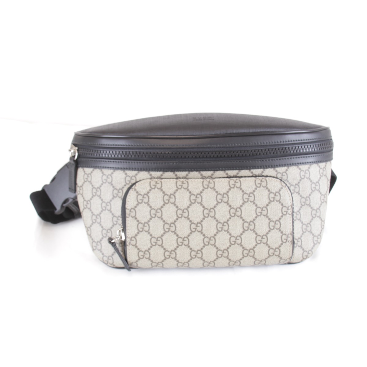 ＼百貨店SALE／【10%OFF引き換え証散り散り中】美品『USED』 GUCCI グッチ 袋有 779843・493075 上半身御徒面子 GGスプリームキャンバス 薄墨色 レディース【中古】