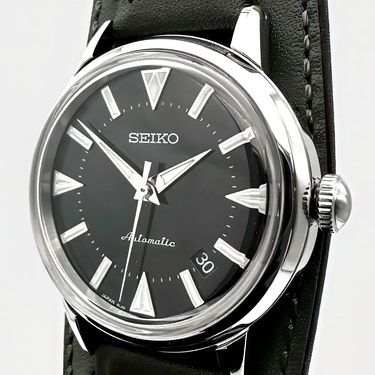 【新品負けず劣らず】SEIKO セイコー プロスペックス 山男 SBEN001/6L35-00E0 ウォッチ 自動小銃一巻き なめし革 黒いこと ウォッチ メンズ【中古】