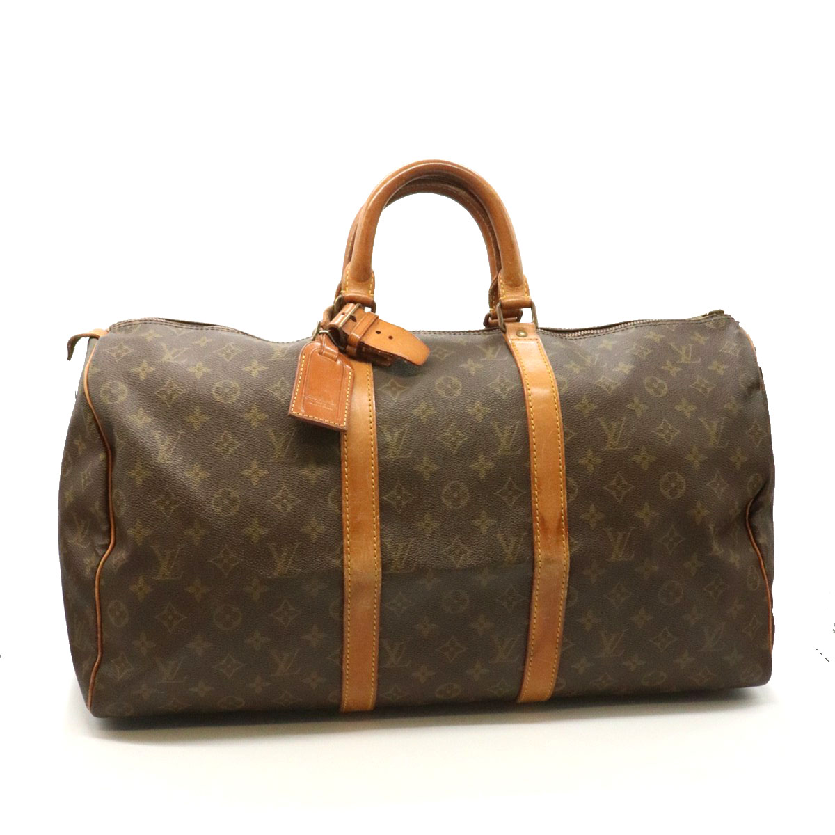 Louis Vuitton ルイ・ヴィトン M41426 キーポル50 ボストンバッグ モノグラム なめし革 レディース ヴィンテージ【中古】