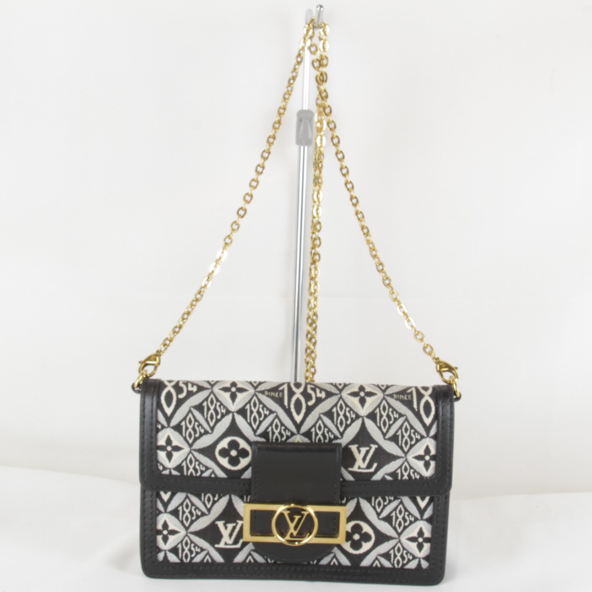良品『USED』 LOUIS VUITTON ルイ・ヴィトン ジャガード ポルトフォイユドーフィーヌ M69992 ショルダーバッグ キャンバス/レザー ブラック レディース【中古】｜Brand Shop Ring 104,302円