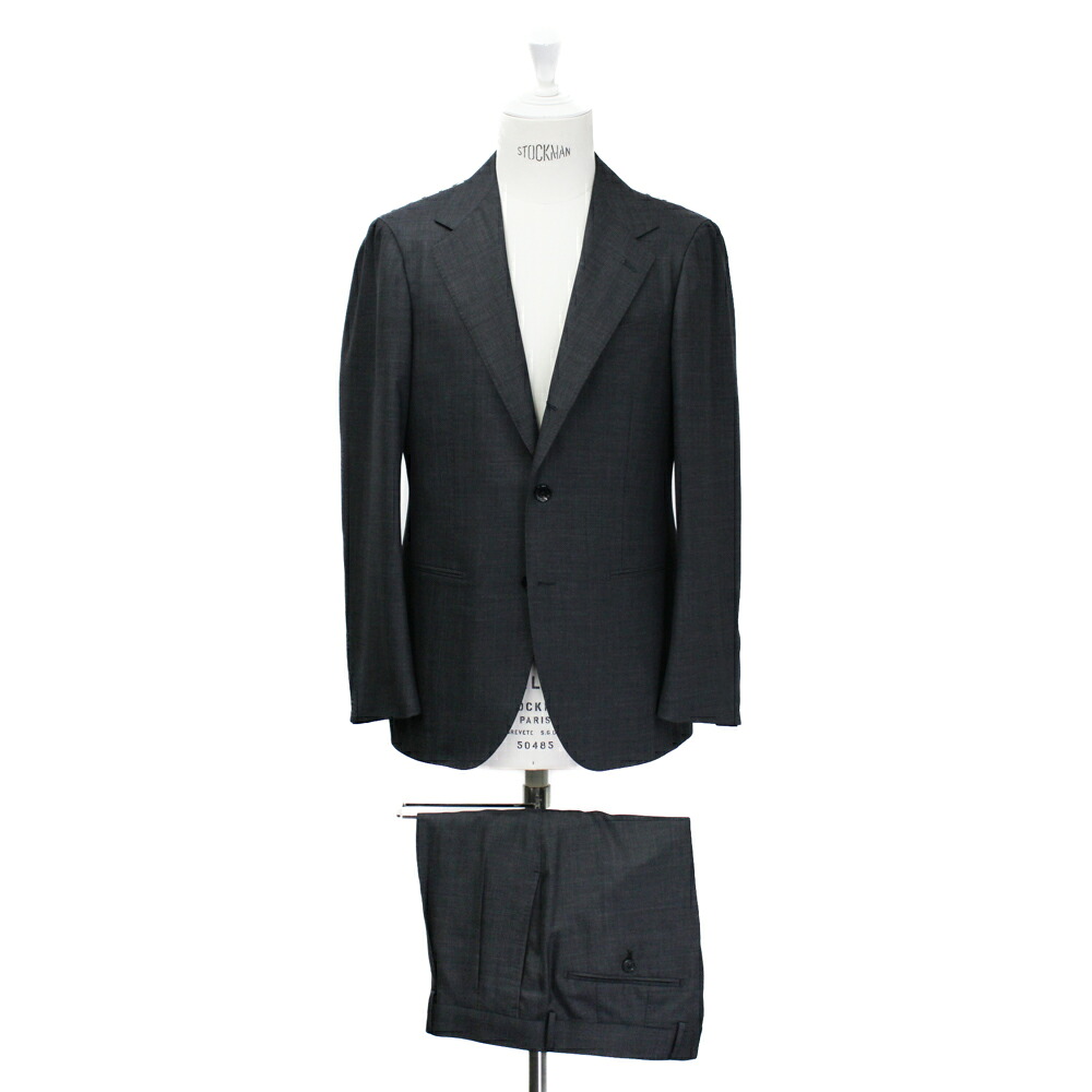 エボリューションツイル シャークスキン チャコールグレースーツ NO.286EH/S-178H｜RINGJACKET 店