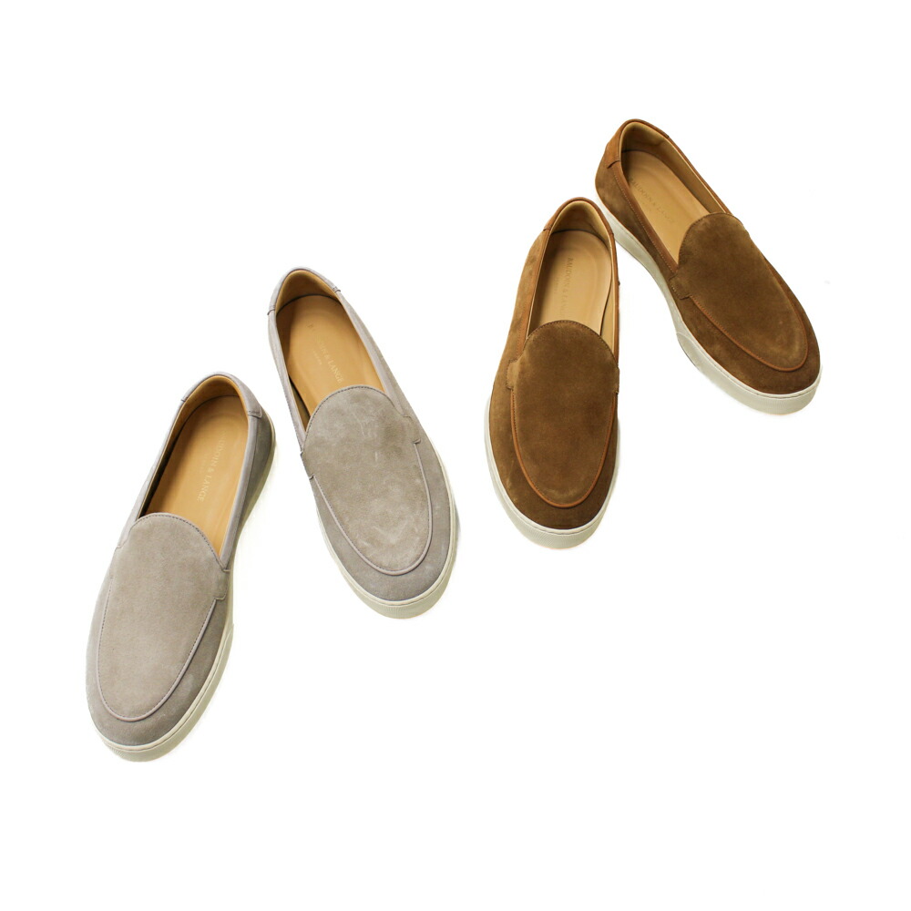 BAUDOIN\u0026LANGE TRAINERS PACE スニーカー【薄墨色/赤銅色】