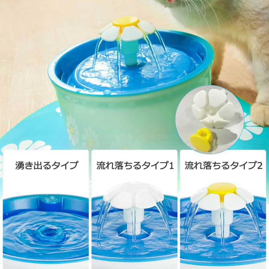 【楽天市場】ペット 自動給水器 犬 猫 給水器 水飲み 水飲み器 自動 循環式 活性炭フィルター 超静音 大容量 ペット 給水機 猫
