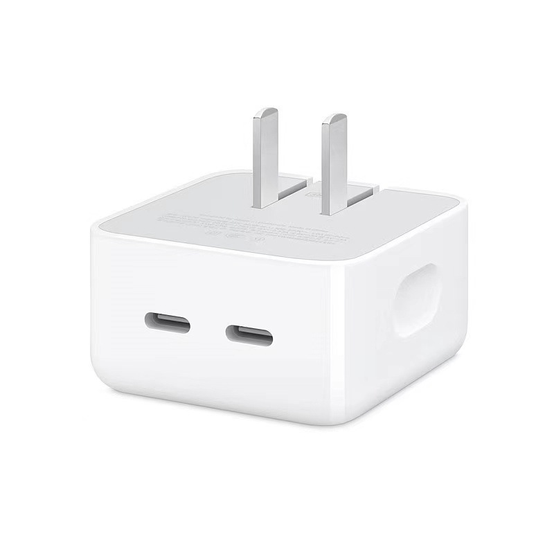 【新品】純正 デュアルコンパクト電源アダプタ②とAirPods Proセット Apple純正、2ポートUSB-C充電器​​「デュアルUSB-Cポート搭載35W