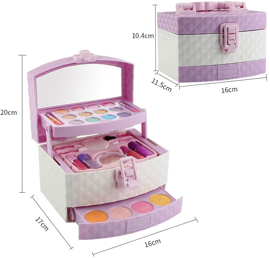 楽天市場 子供メイクアップセット 化粧品おもちゃ コスメティック メイクアップ おままごと ごっこ遊び おもちゃメイク 学習玩具 想像力 創造力 女の子 おしゃれ 誕生日プレゼント クリスマス プレゼント お祝い おしゃれセット キッズ 知育玩具 入園祝い 子供の日