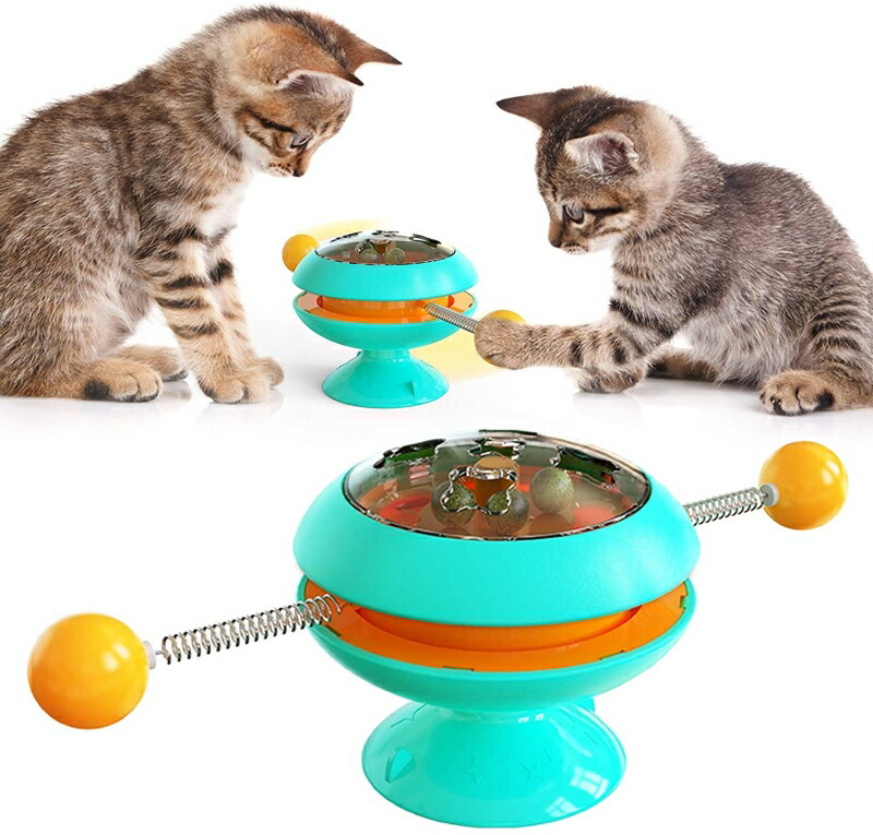 猫 ストレス 解消 おもちゃ回る 人気キャットニップが ひとり で 遊べる運動 おもちゃ VOOPH
