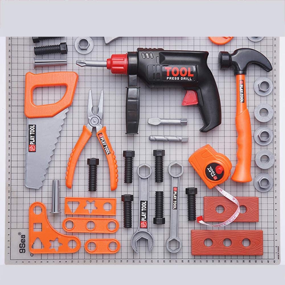 電動修造キット ままごと気保養 修理キット ツール弄び物背景 運営器具 修理キット43個セット 知育弄び 工具セット 機器おもちゃ おままごと おもちゃ キッズツールセット 格納箱お付き 3年次以上 孺子 ふり戯るツール 子供 生れ日日 Acilemat Com
