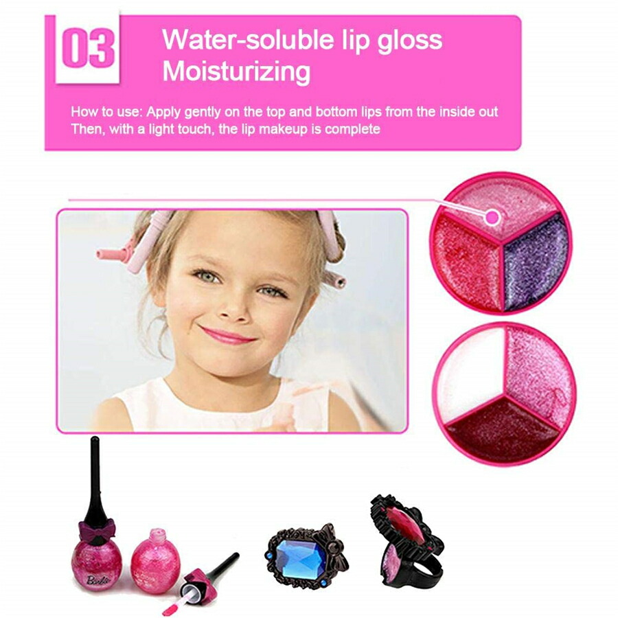 キッズ コスメセット ごっこ遊び メイクセット おもちゃ メイクアップセット メイクボックス キッズ プリンセス コスメティック アイシャドウ リップグロス 水溶性化粧品 安全 無毒 洗える 子ども用 化粧道具 お化粧セット 化粧品おもちゃ Christine Coppin Com